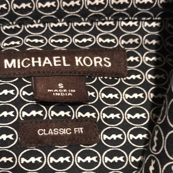 NWT Michael Kors men’s button down short sleeve - Picture 3 of 5